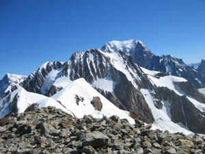 vue sur le Mont-Blanc