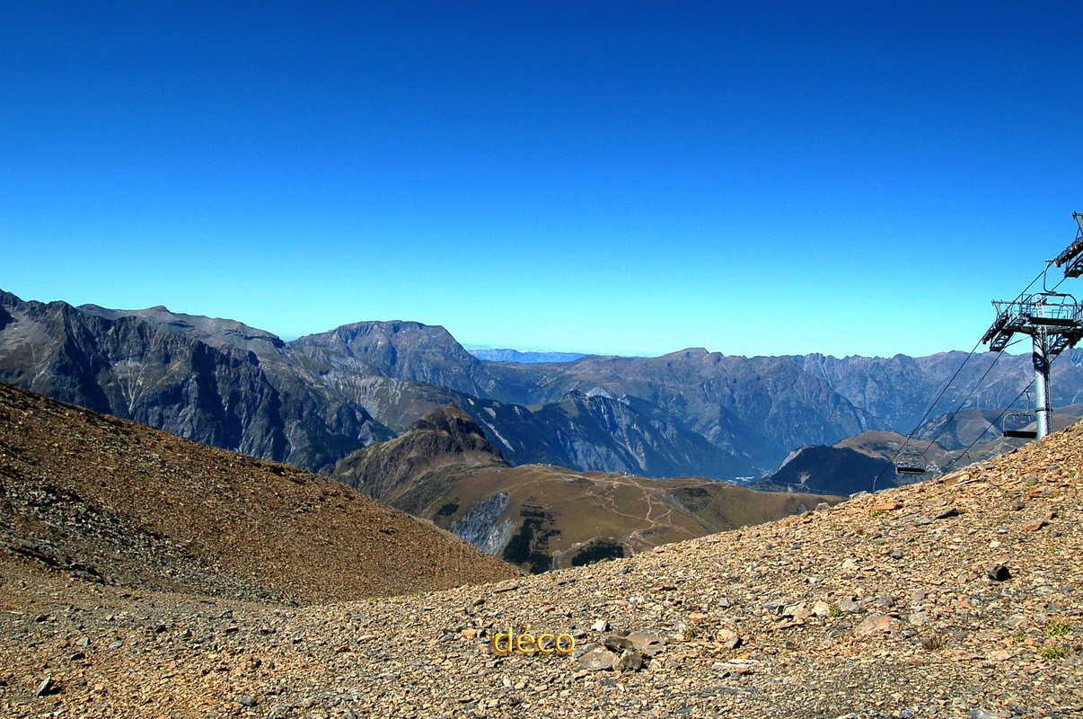 décollage en haut télésiège du Diable