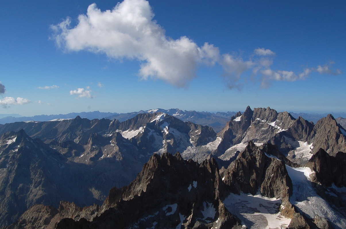 vue de la Grande Ruine sur la Meije