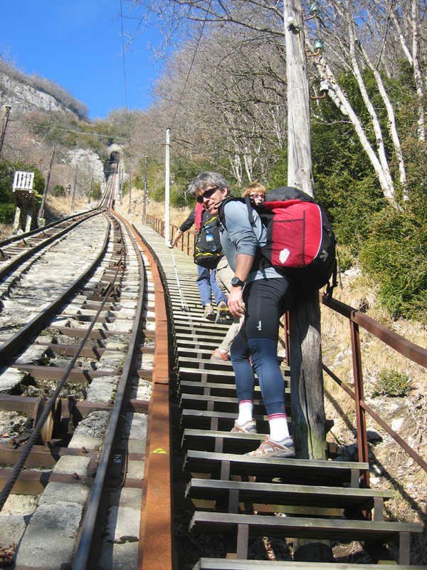 montée le long du funi