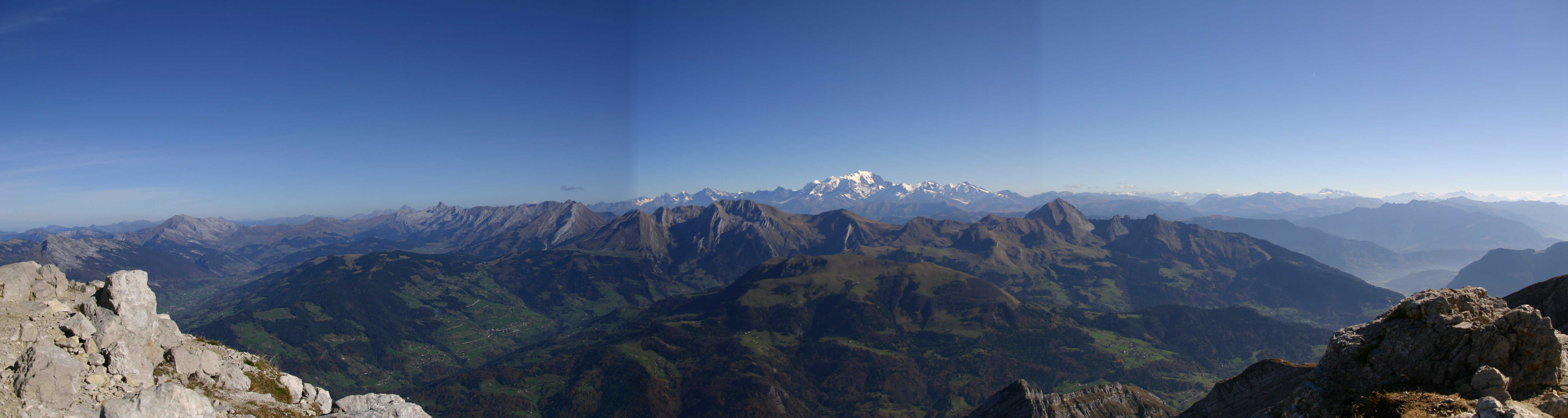 panorama du sommet
