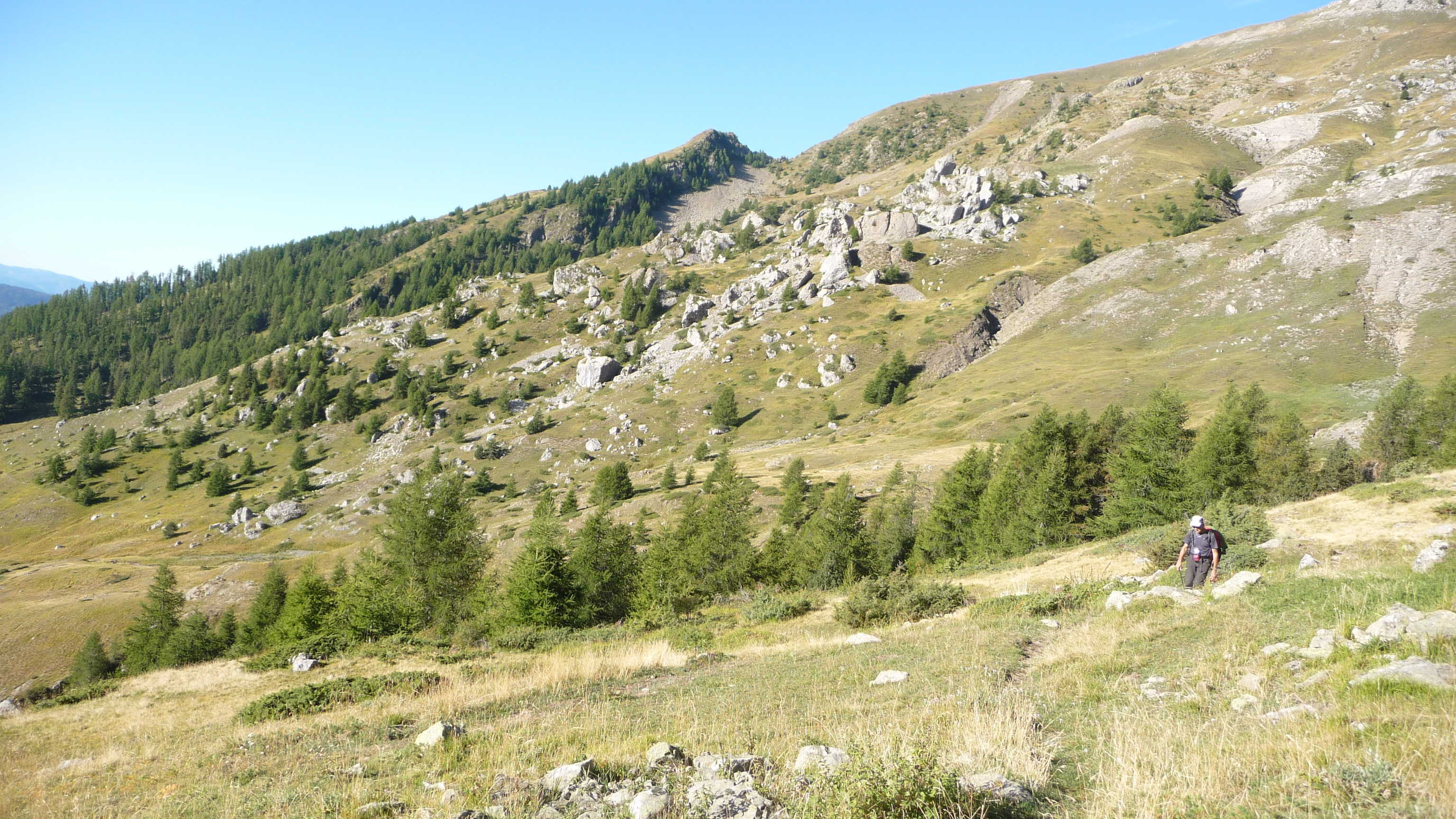 La montée à la Pousterle