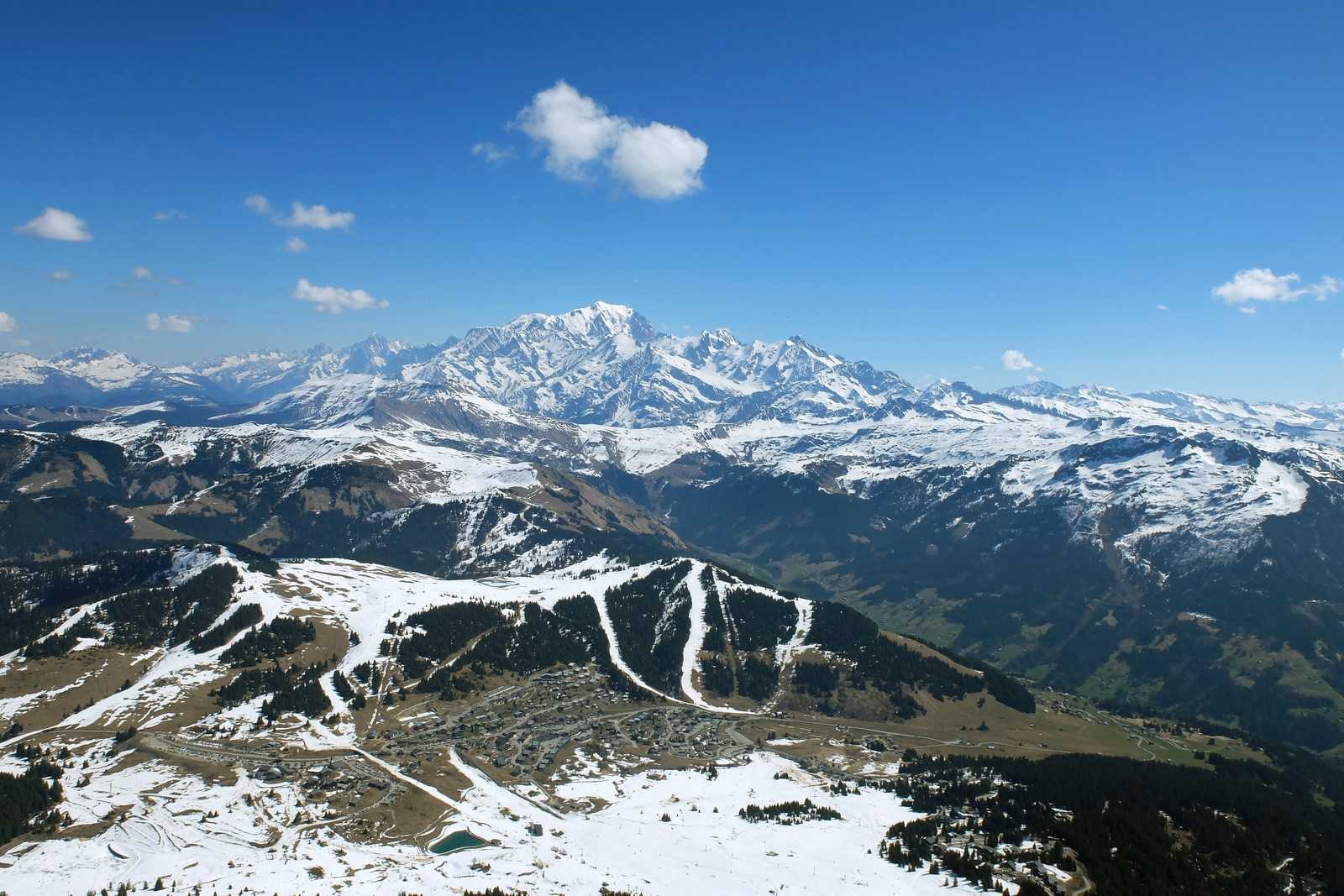 Décollage de Bisanne : en route pour le Mont Blanc !