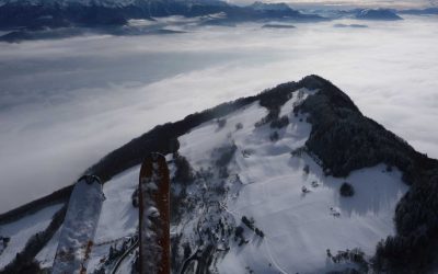 Premier vol à ski