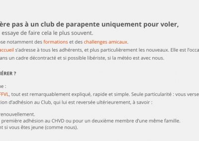 Comment adhérer au club ?