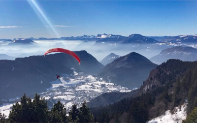 Chamechaude déco sud au-dessus du Habert