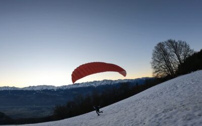 Vol de l’aube au Col de Baure