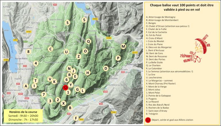 Trotte & Vol 2022 – Compétition Marche & Vol dans les Bauges