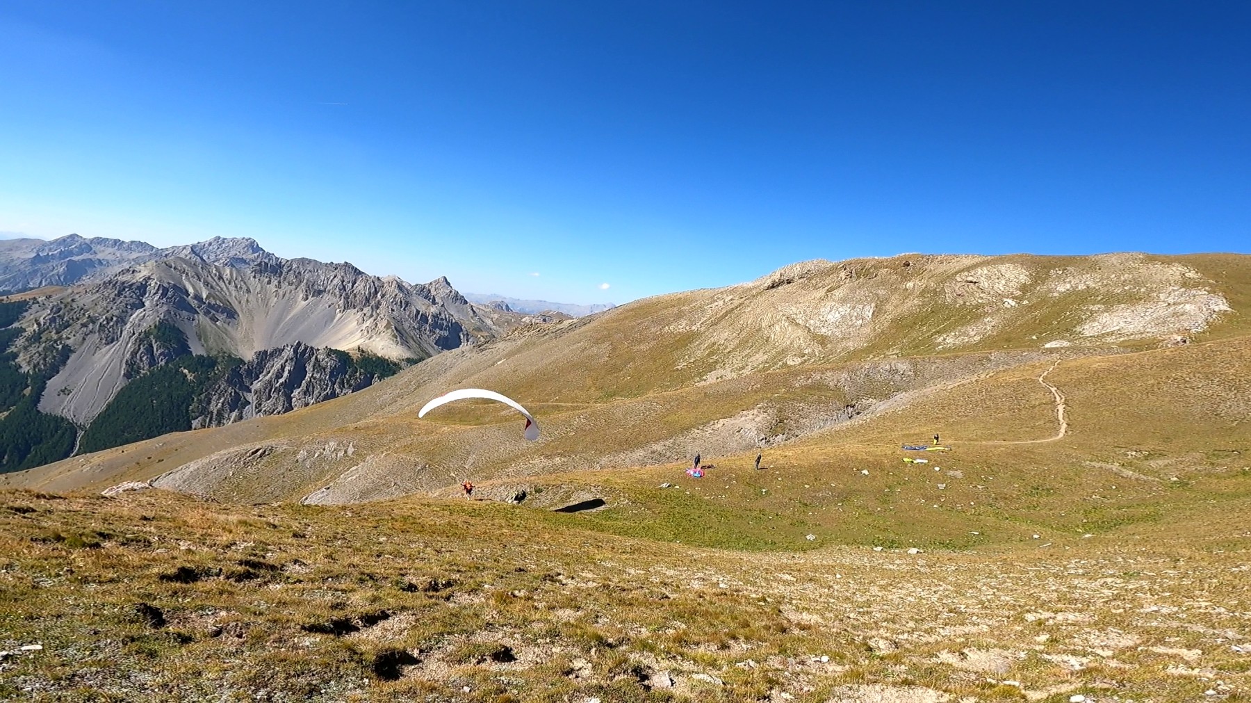 Décollage - Clot la Cime