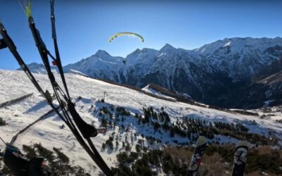 Compétition Vol&Ski aux 2 Alpes