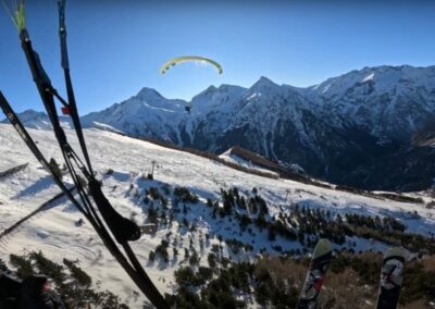 Compétition Vol&Ski aux 2 Alpes