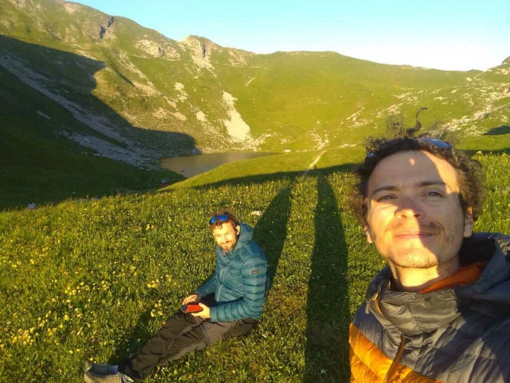 Beau couché de soleil