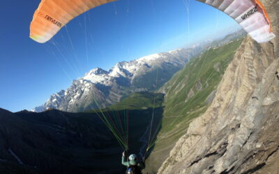 Paralpinisme à l’aiguille occidentale de la Saussaz quand la XAlps passe au Deux Alpes