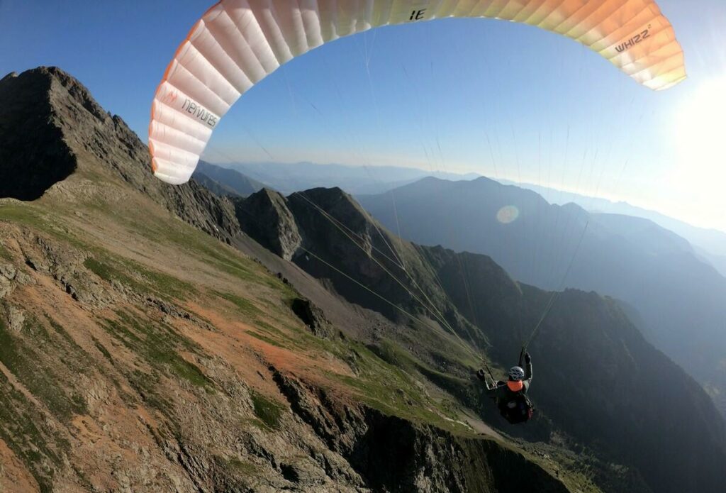 les dernières pentes du col