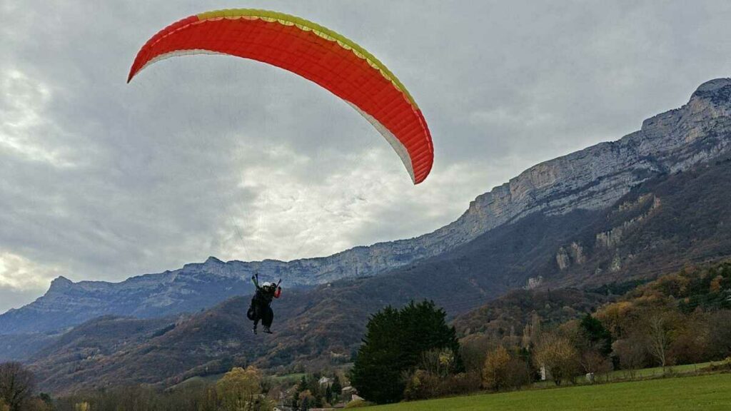 atterrissage côte-à-côte