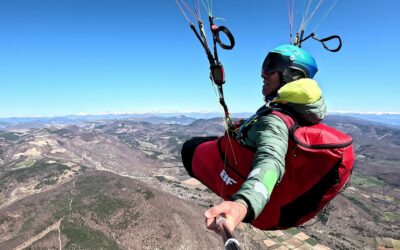 Parapente dans le sud : Banon , bah si !
