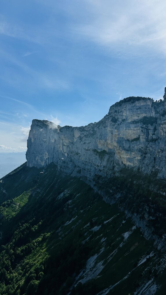 Vue du dent de crolles notre home !