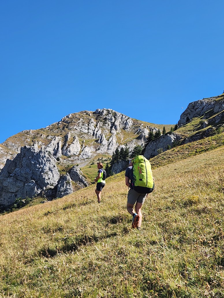 La montée sous le Rognon
